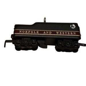 1999 Lionel Train Tender - Norfolk and Western Ornament